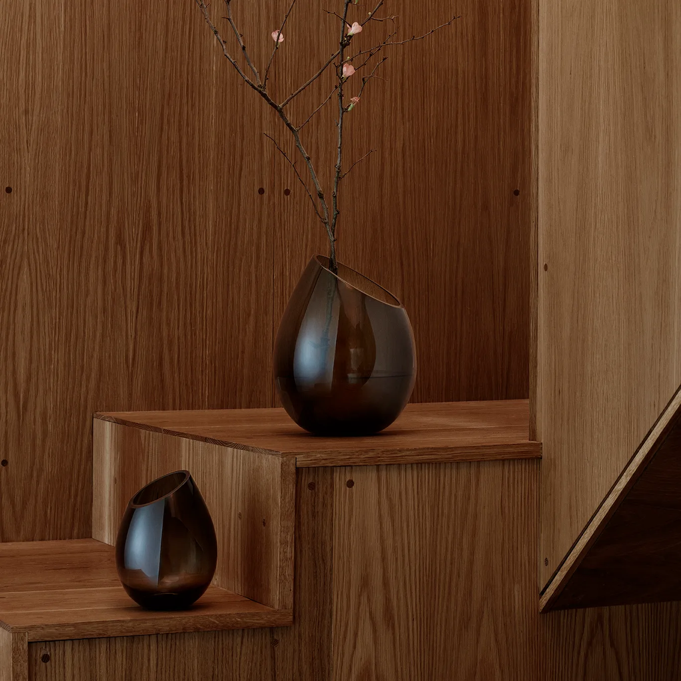 Drop Vase klein, Coffee blomus