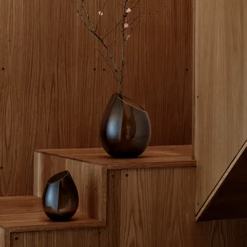 Drop Vase klein - Coffee - blomus