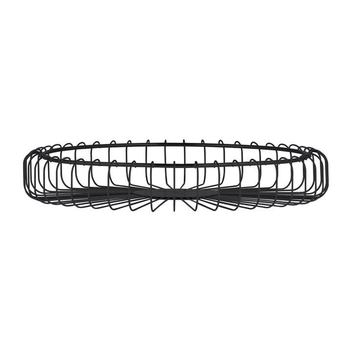Estra Drahtkorb Ø37cm - Schwarz - Blomus