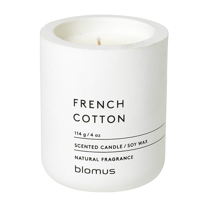 Fraga Duftkerze 24 Stunden - French Cotton-Lily White - Blomus
