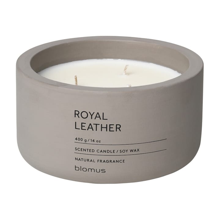 Fraga Duftkerze 25 Stunden - Royal Leather-Satellite - blomus