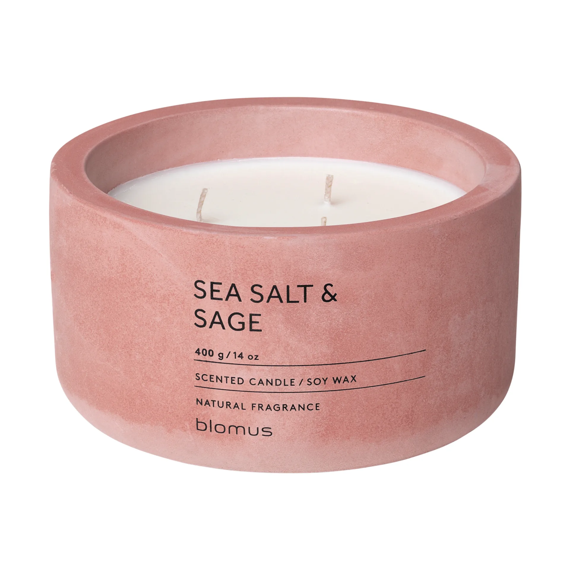 Fraga Duftkerze 25 Stunden, Sea salt & Sage-Withered Rose blomus
