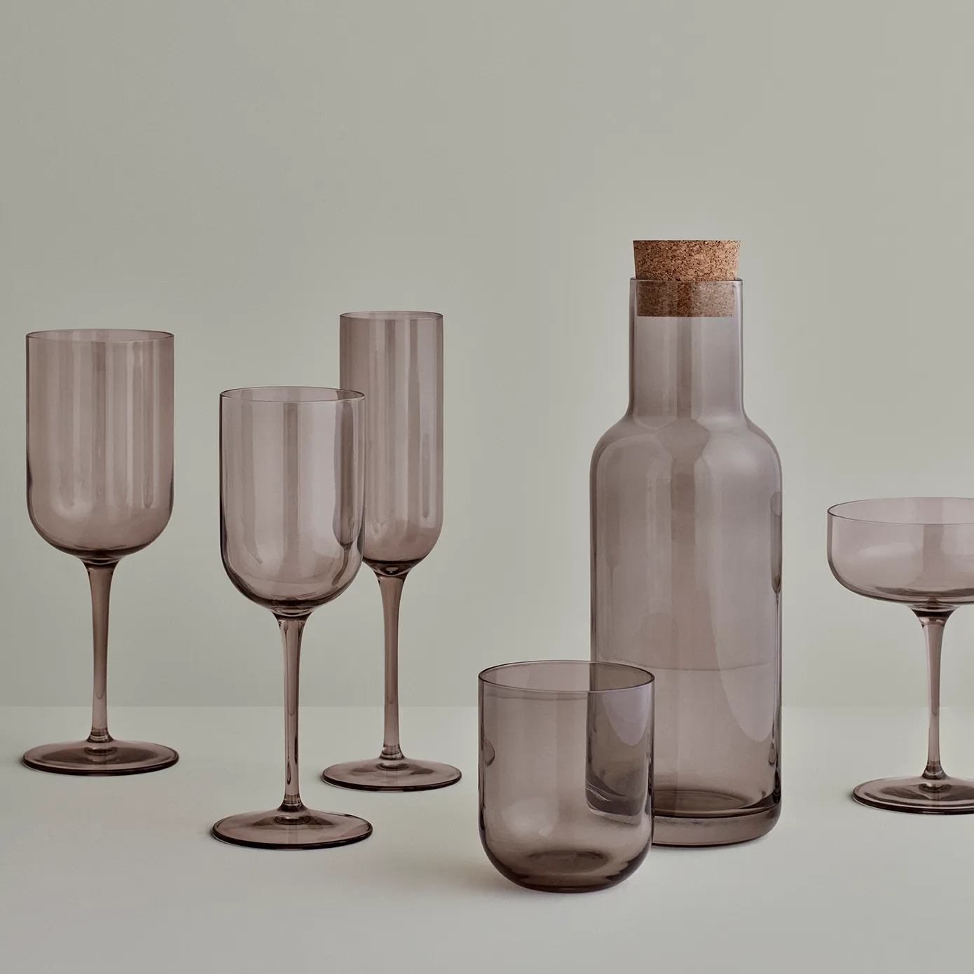 Fuum Champagnerglas coupe 30cl 4er Pack, Nomand blomus