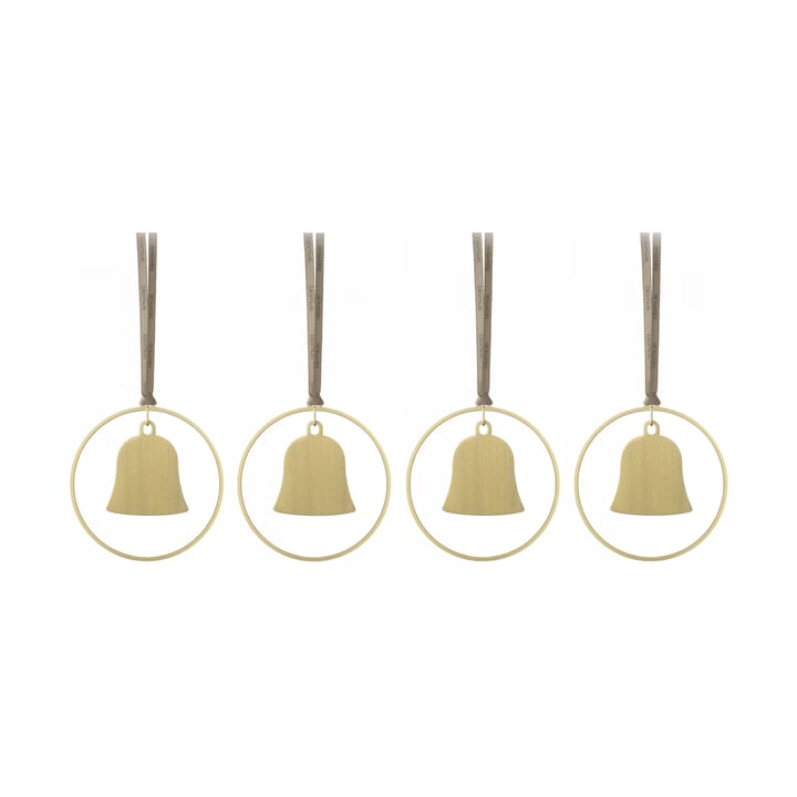 KITAI Weihnachtsanhänger 8,5 cm 4er Pack - Bells - Blomus