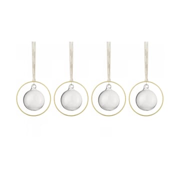 KITAI Weihnachtskugel 8,5 cm 4er Pack - Clear - blomus