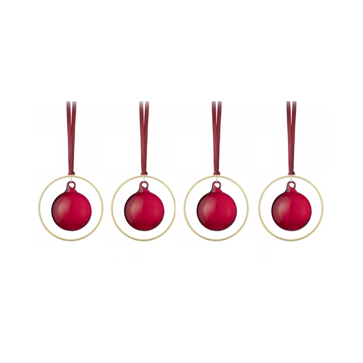 KITAI Weihnachtskugel 8,5 cm 4er Pack - Port - Blomus