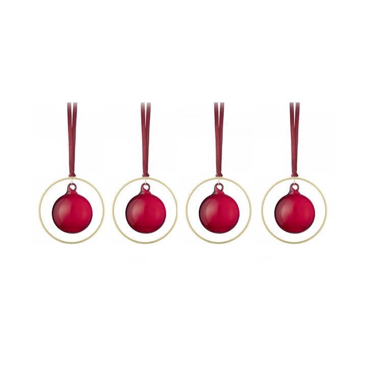 KITAI Weihnachtskugel 8,5 cm 4er Pack - Port - Blomus