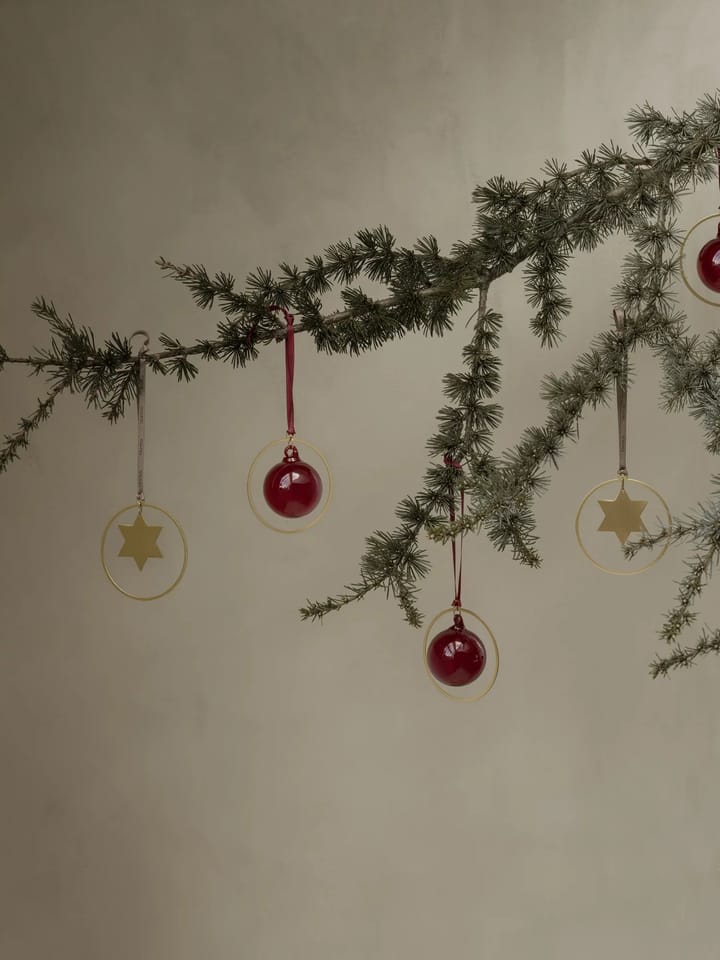 KITAI Weihnachtskugel 8,5 cm 4er Pack, Port Blomus