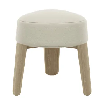 Kuon Hocker Ø47x45 cm - Boucla beige - blomus