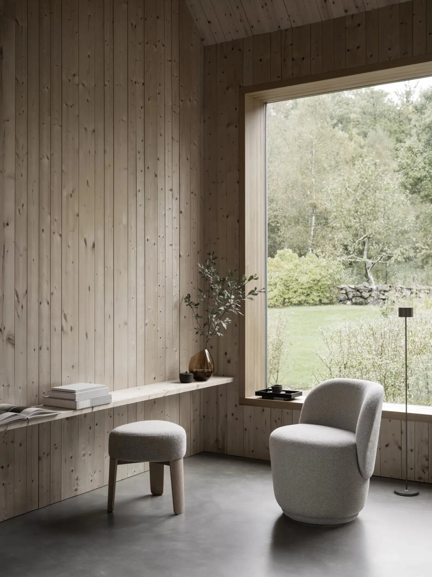 Kuon Hocker Ø47x45 cm, Socia desert blomus