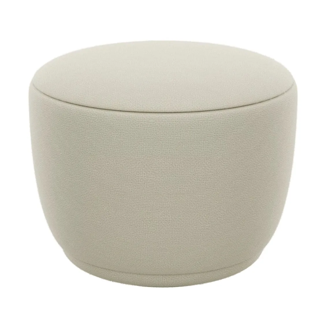 Kuon Sitzpouf Ø48x45 cm, Boucla beige blomus