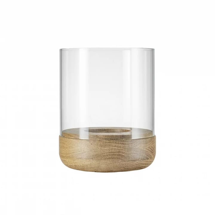 Lanto lanterna Windlicht S Ø10cm - Transparent-oak - blomus