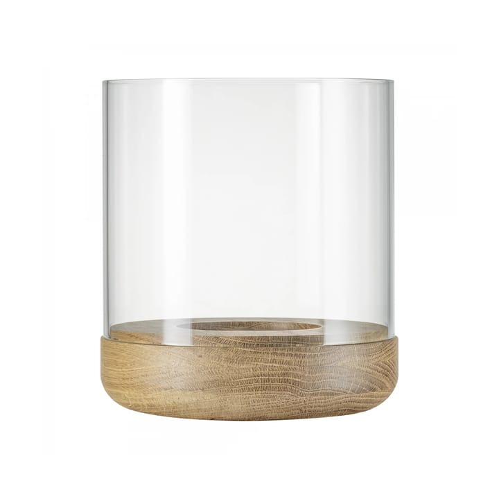 Lanto lanterna Windlicht XL Ø26,5cm - Transparent-oak - Blomus