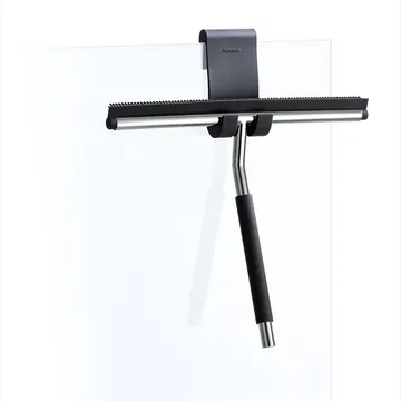 Lavea Duschabzieher mit Haken - Polierter Stahl - blomus