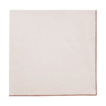 Lineo Leinenserviette 42 x 42cm - Moonbeam-mocha mousse - blomus