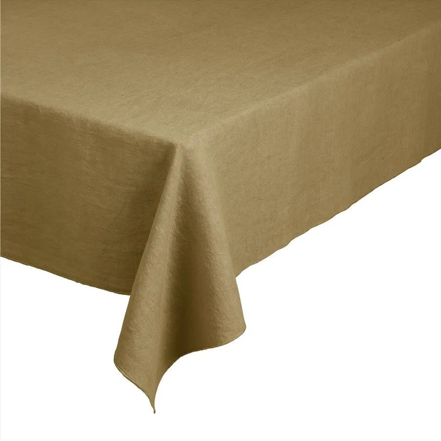 Lineo Tischtuch 220 x 140cm, Dull gold blomus