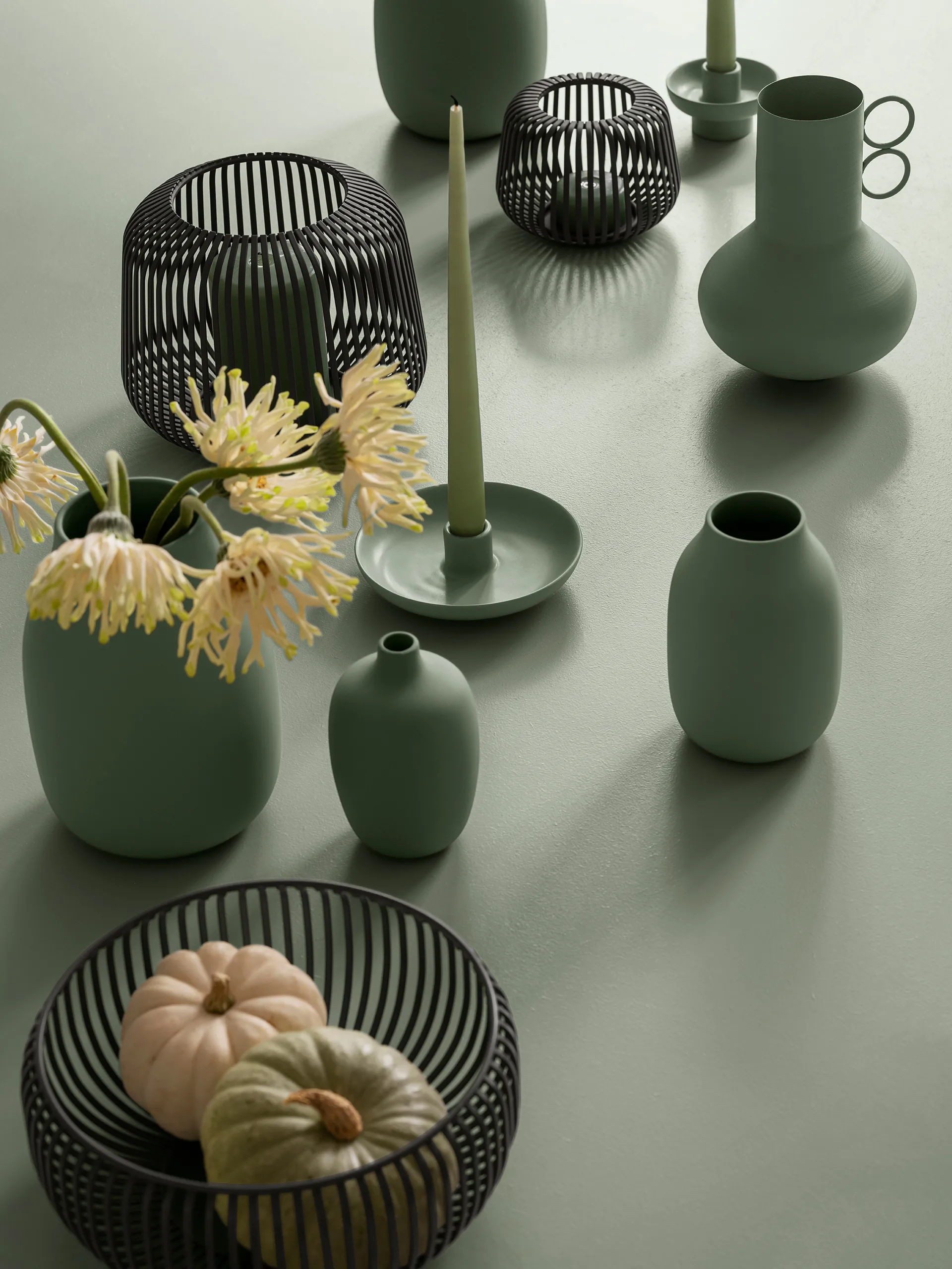 Lito Laterne  Ø20 cm, Agave Green blomus