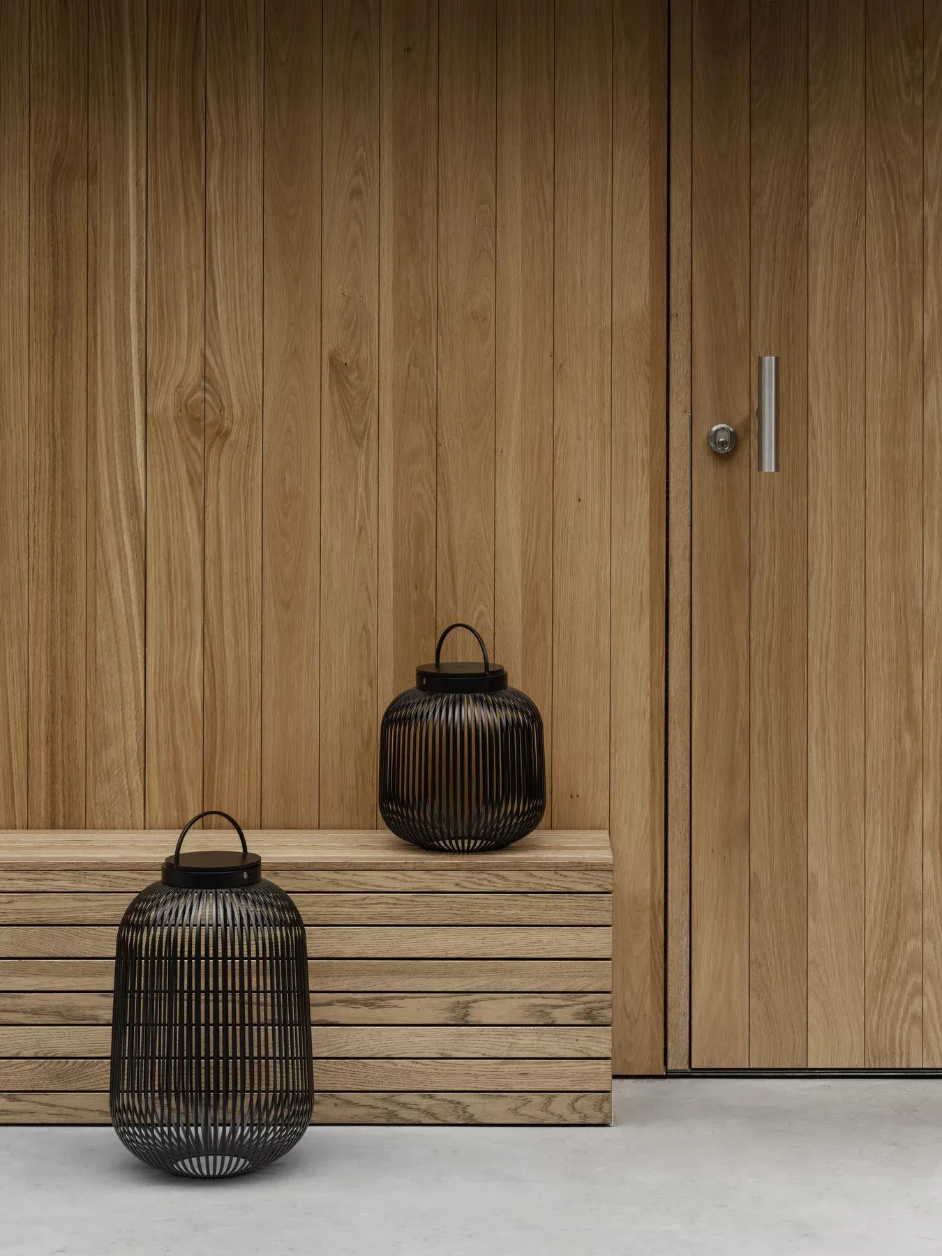 Lito LED-Leuchte L, Schwarz blomus