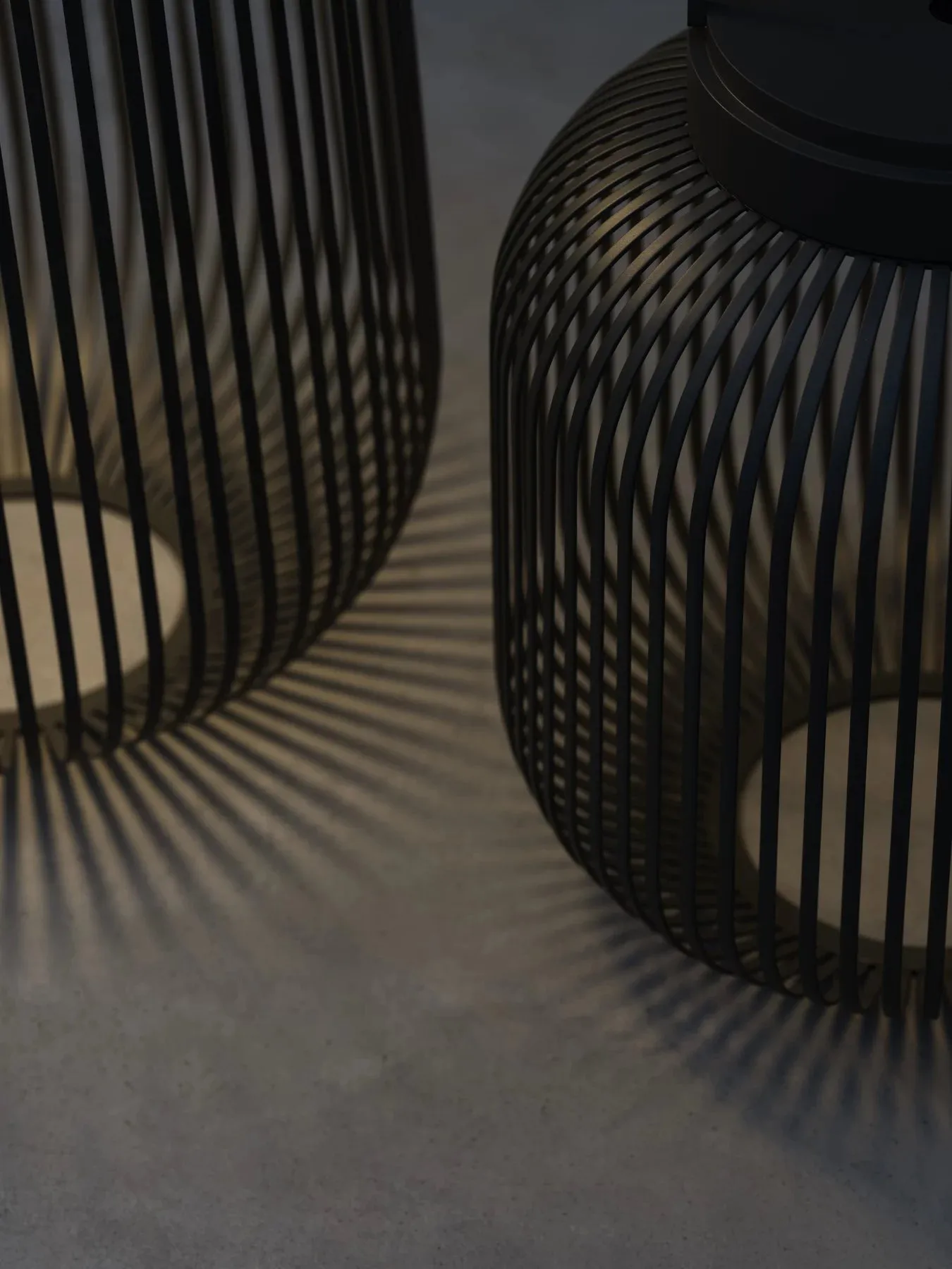 Lito LED-Leuchte L, Schwarz blomus