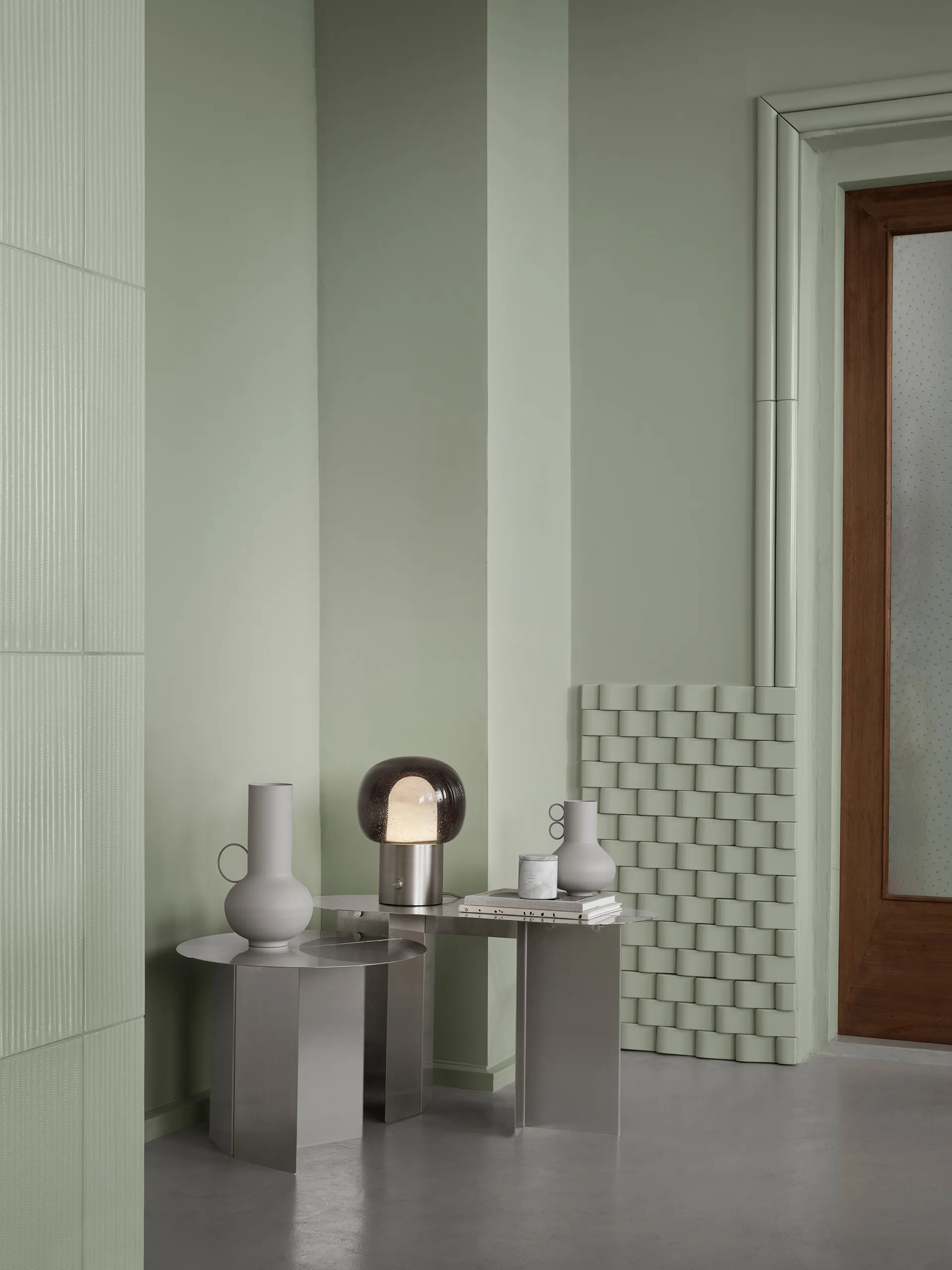 Loha Vase 20 cm, Moonbeam blomus