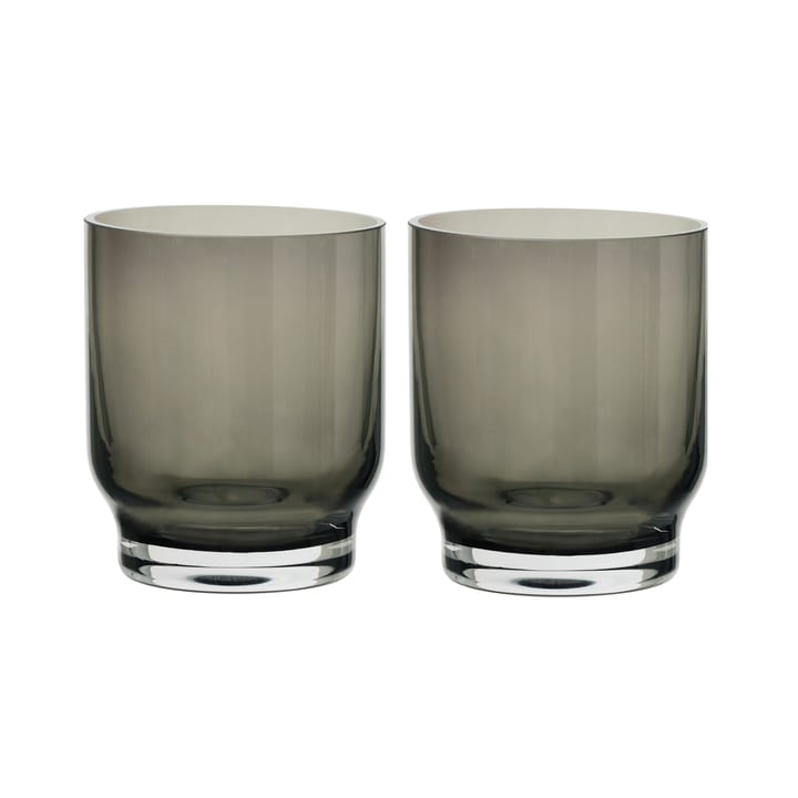 Lungo Wasserglas 25cl 2er Pack, Smoke blomus