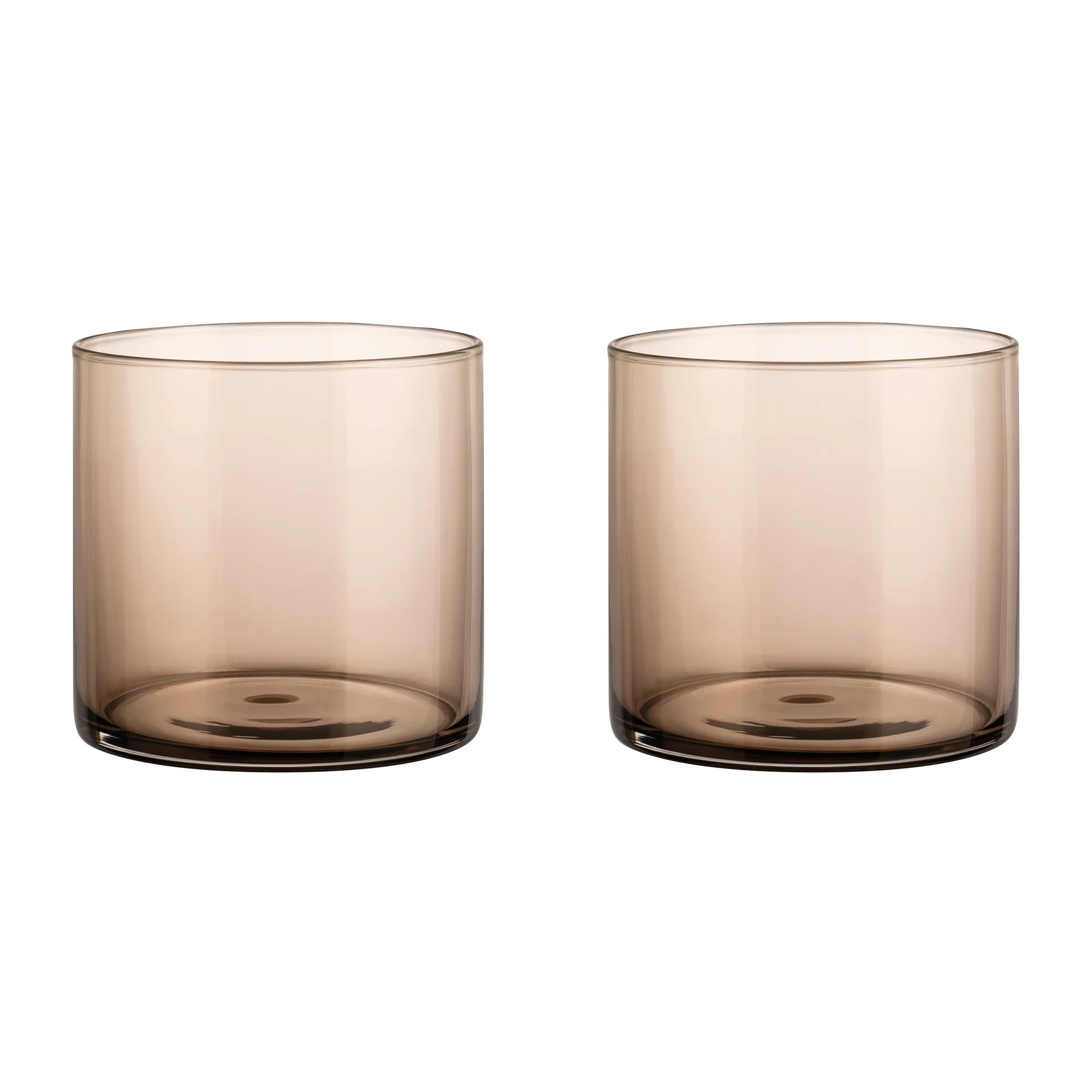 Mera Tumblerglas 20cl 2er Pack, Coffee blomus