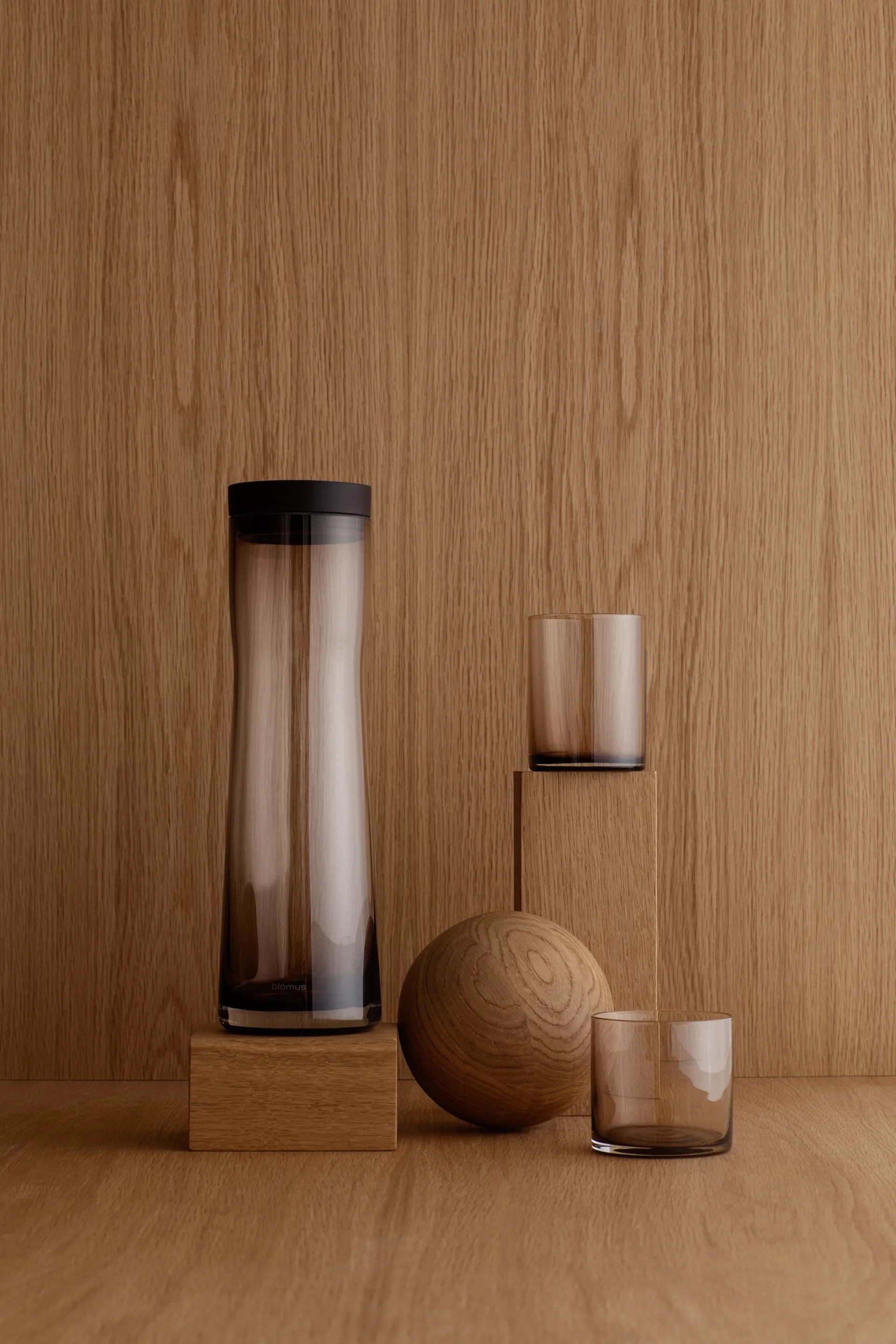 Mera Tumblerglas 20cl 2er Pack, Coffee blomus