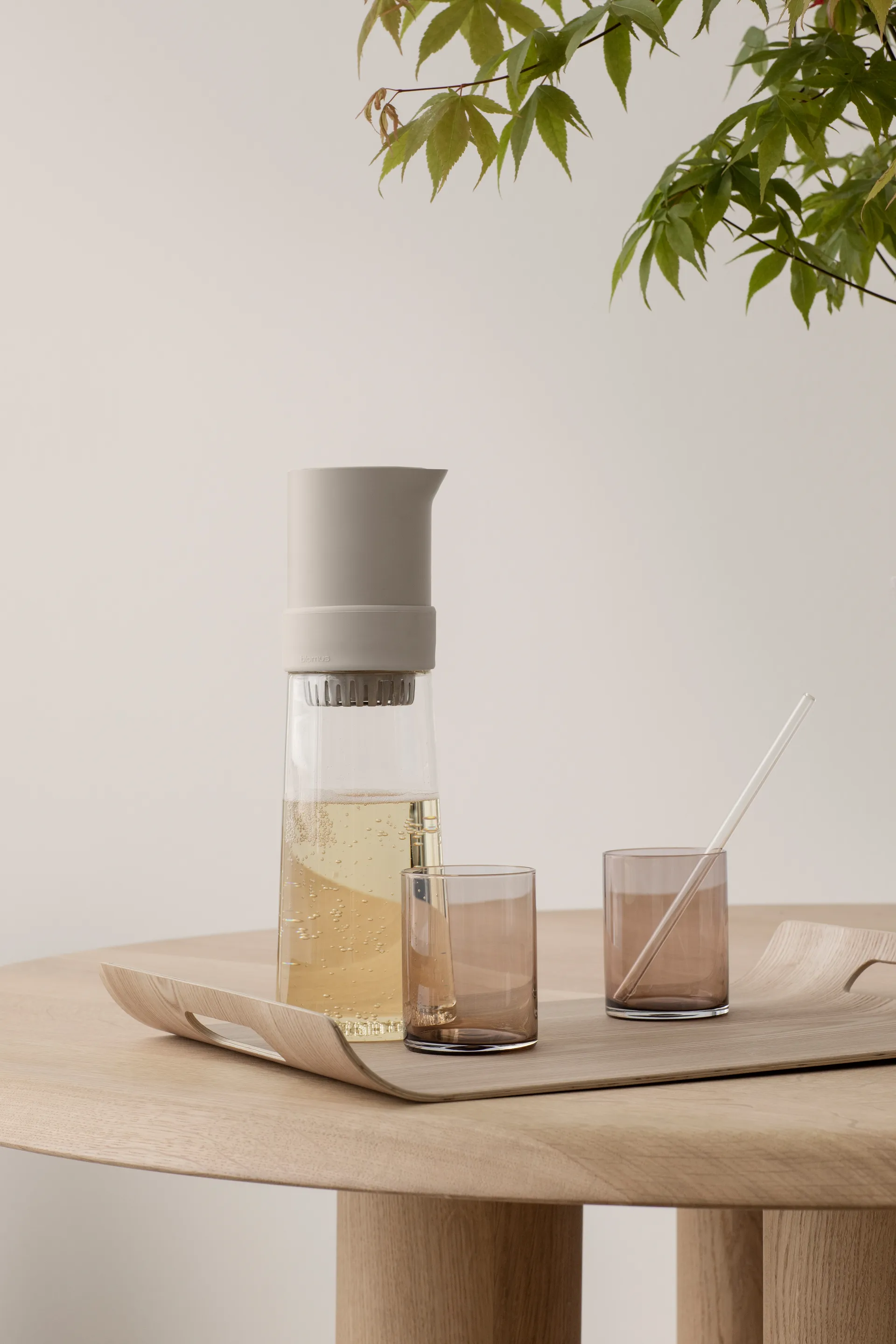 Mera Tumblerglas 22cl 2er Pack, Coffee blomus