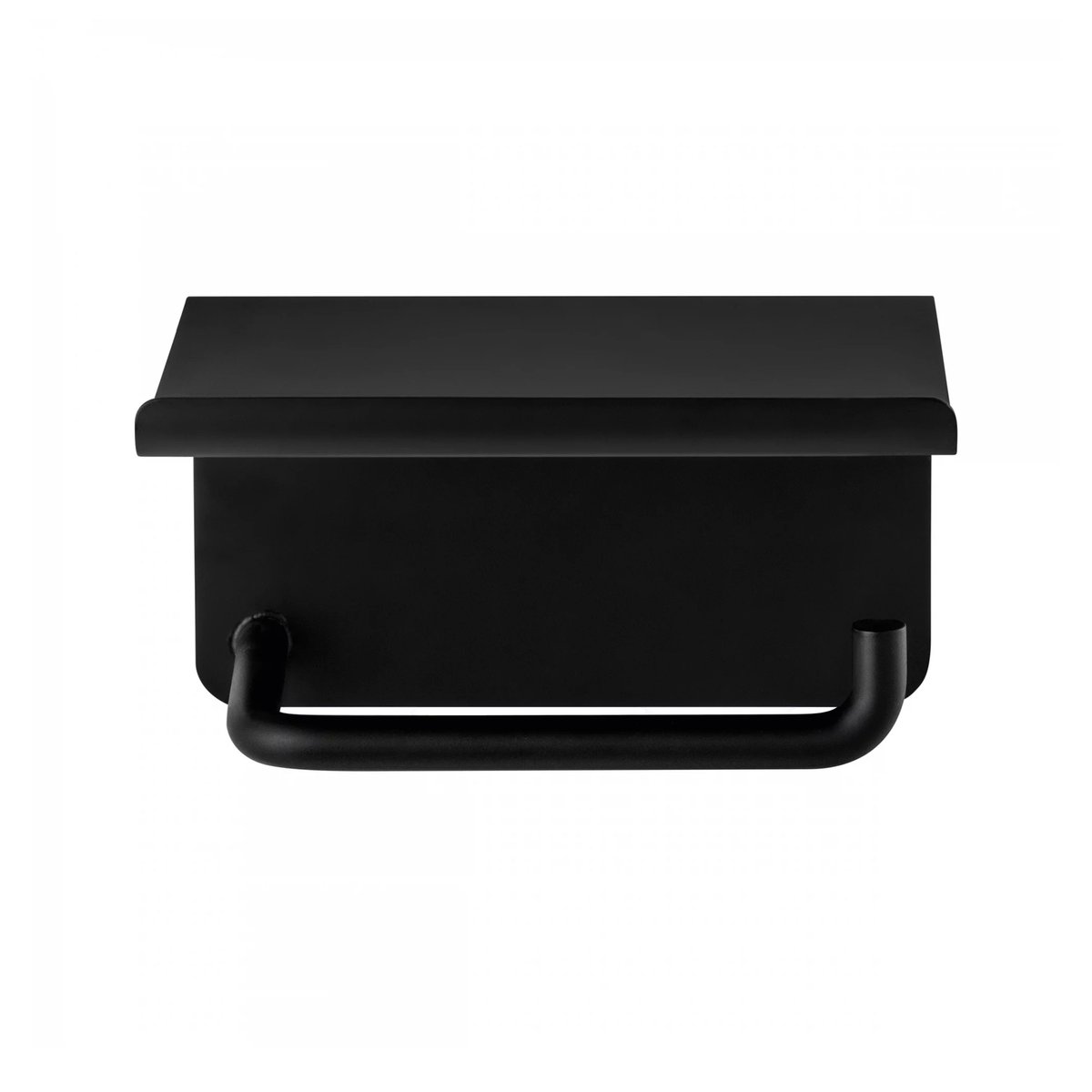 blomus Modo Toilettenpapierhalter mit Ablage Black