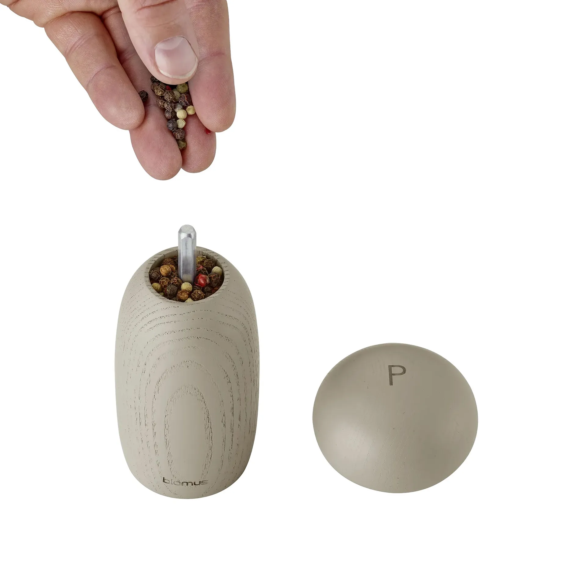 Moli Salz- und Pfeffermühle 13 cm, Moonbeam blomus