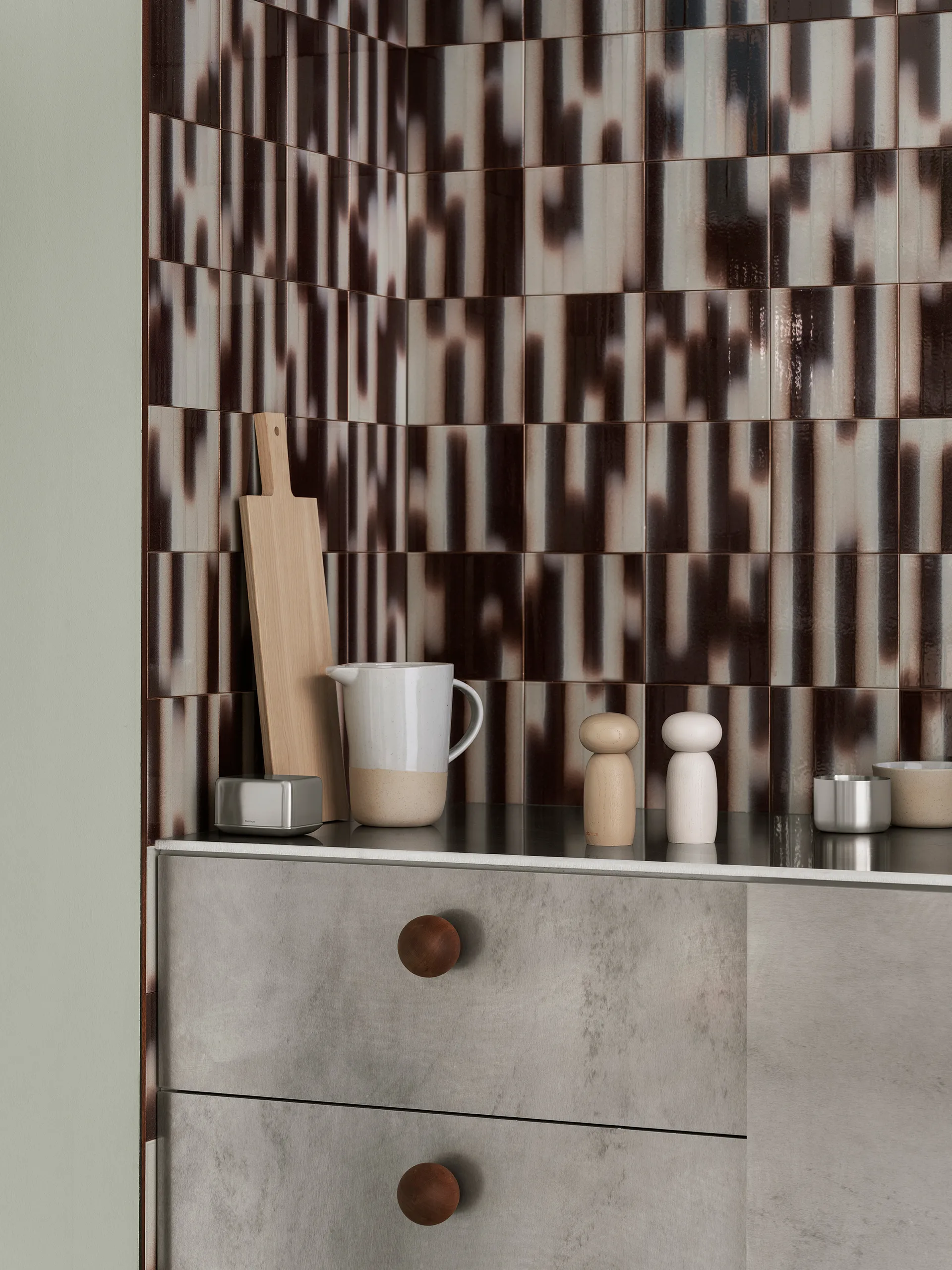 Moli Salz- und Pfeffermühle 13 cm, Moonbeam blomus