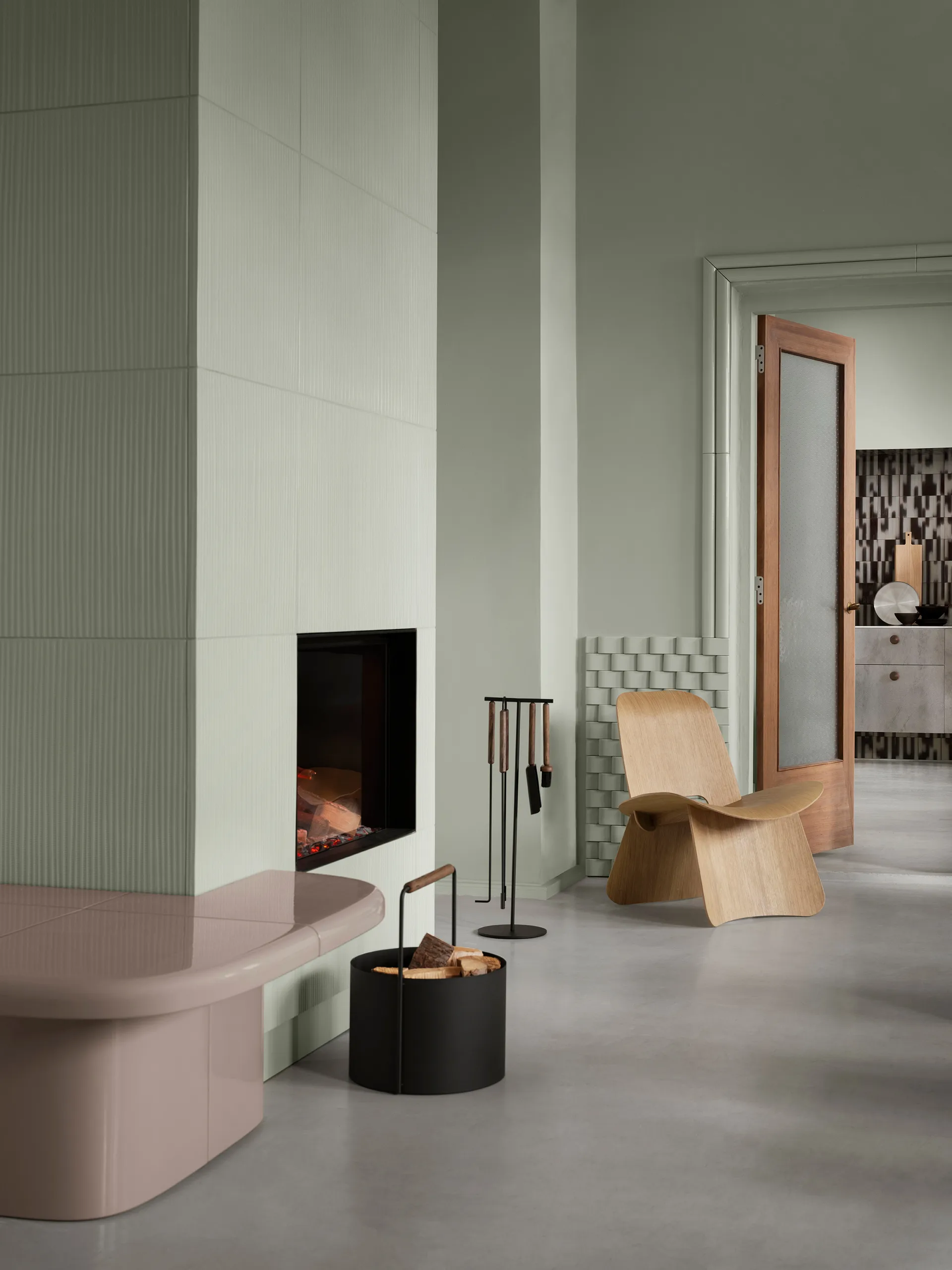 Nagomi Stuhl, Geöltes Multiplex blomus