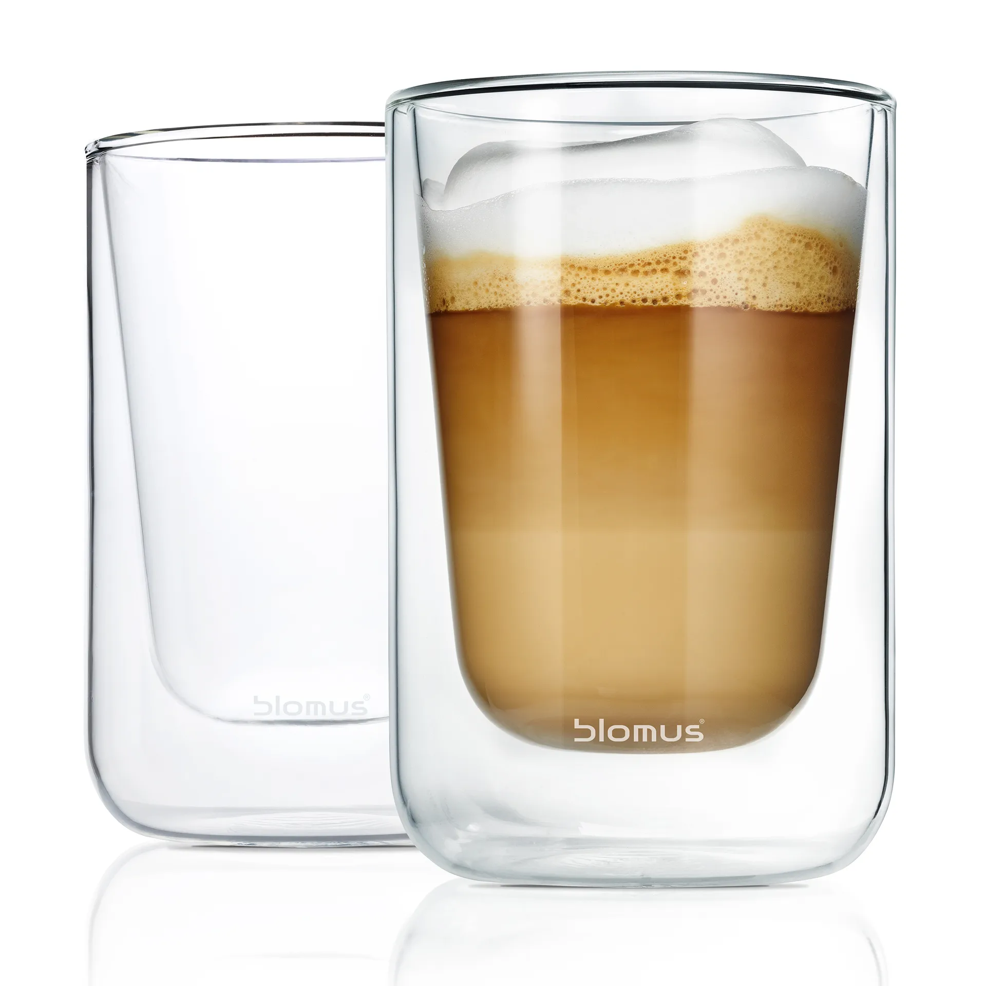 Nero isolierendes Cappuccinoglas 2er Pack, Klar blomus