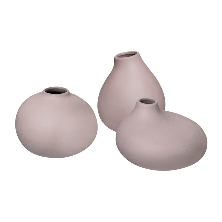 Nona Vase 3er Pack - Bark - Blomus