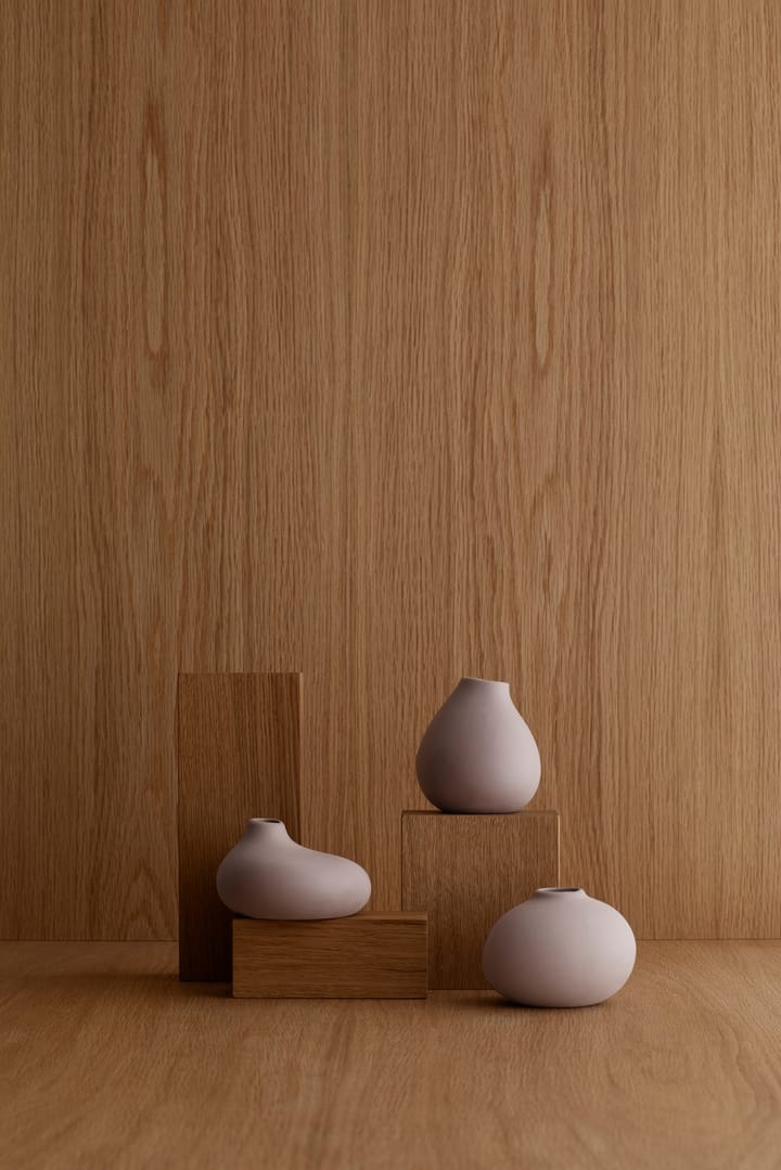 Nona Vase 3er Pack, Bark Blomus