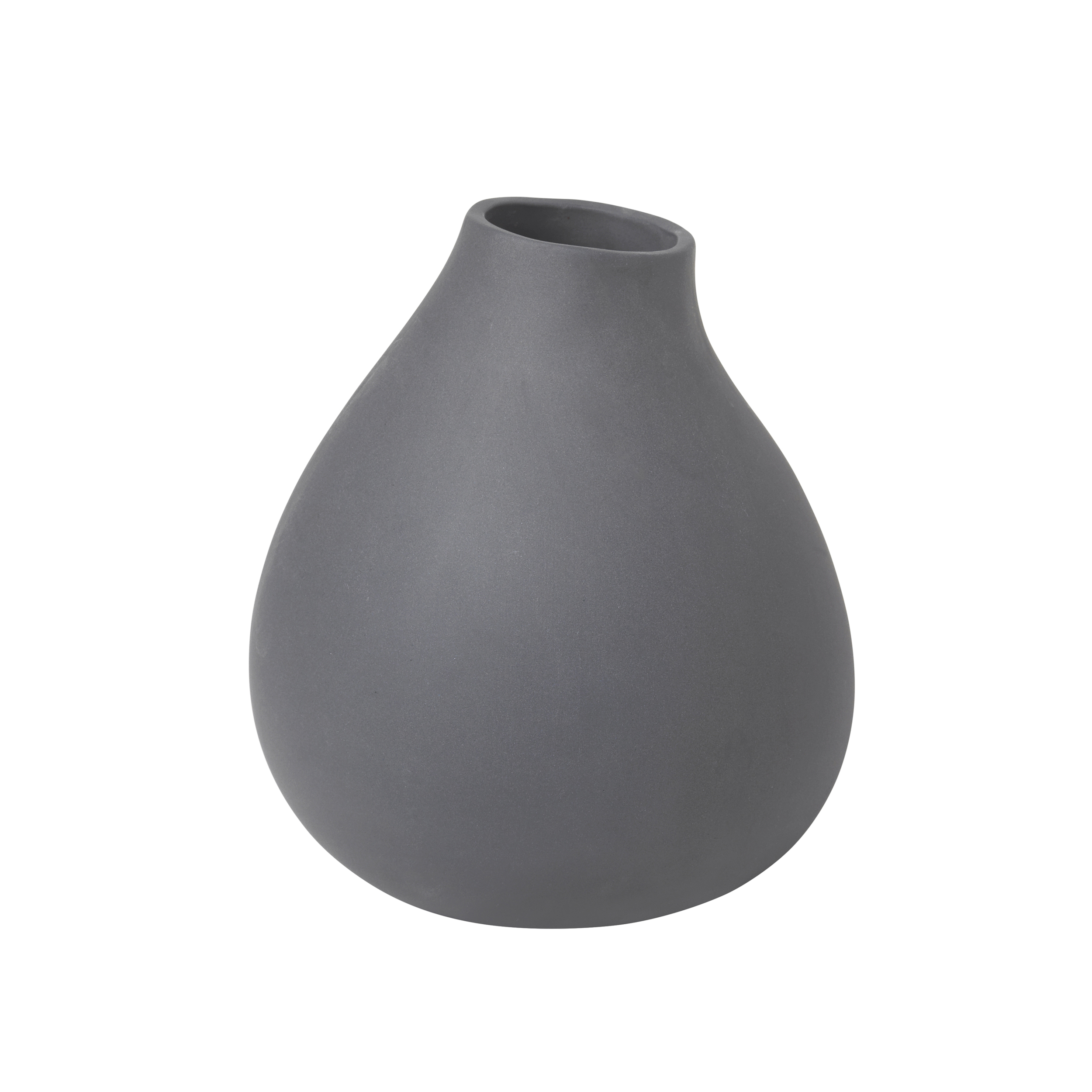 Nona Vase pewter | Blomus → | Übertöpfe