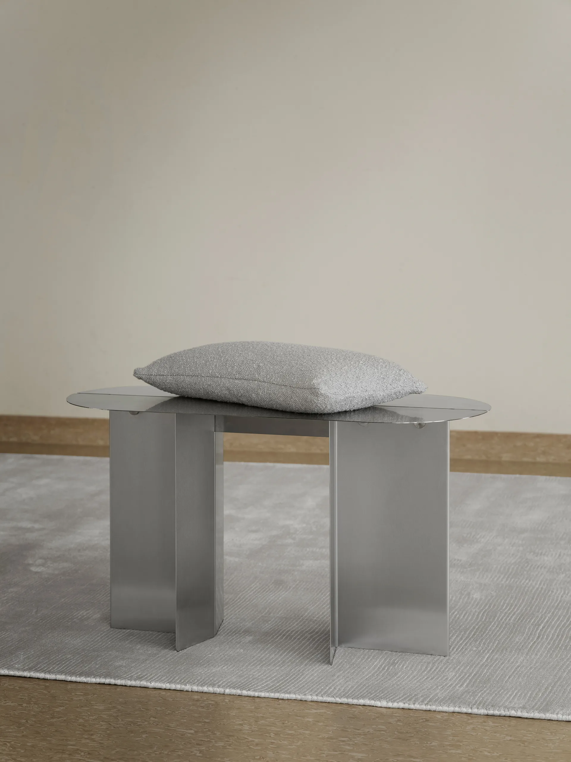 ORU Bank 80x45 cm, Matt Edelstahl blomus