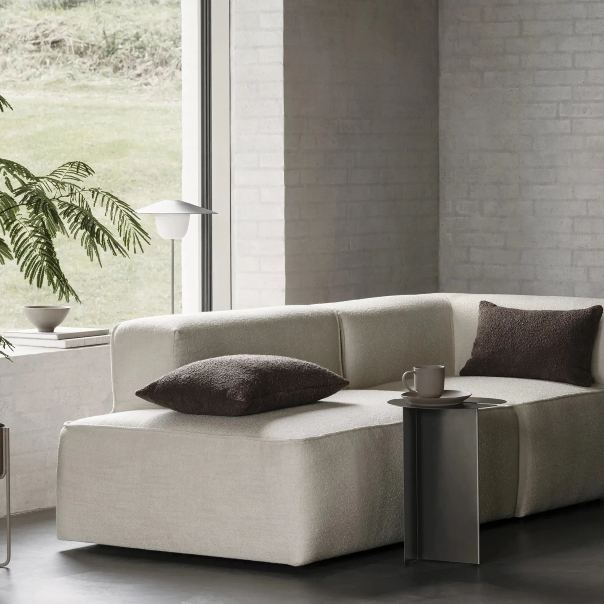 ORU Beistelltisch S Ø35 cm, Burned metal blomus