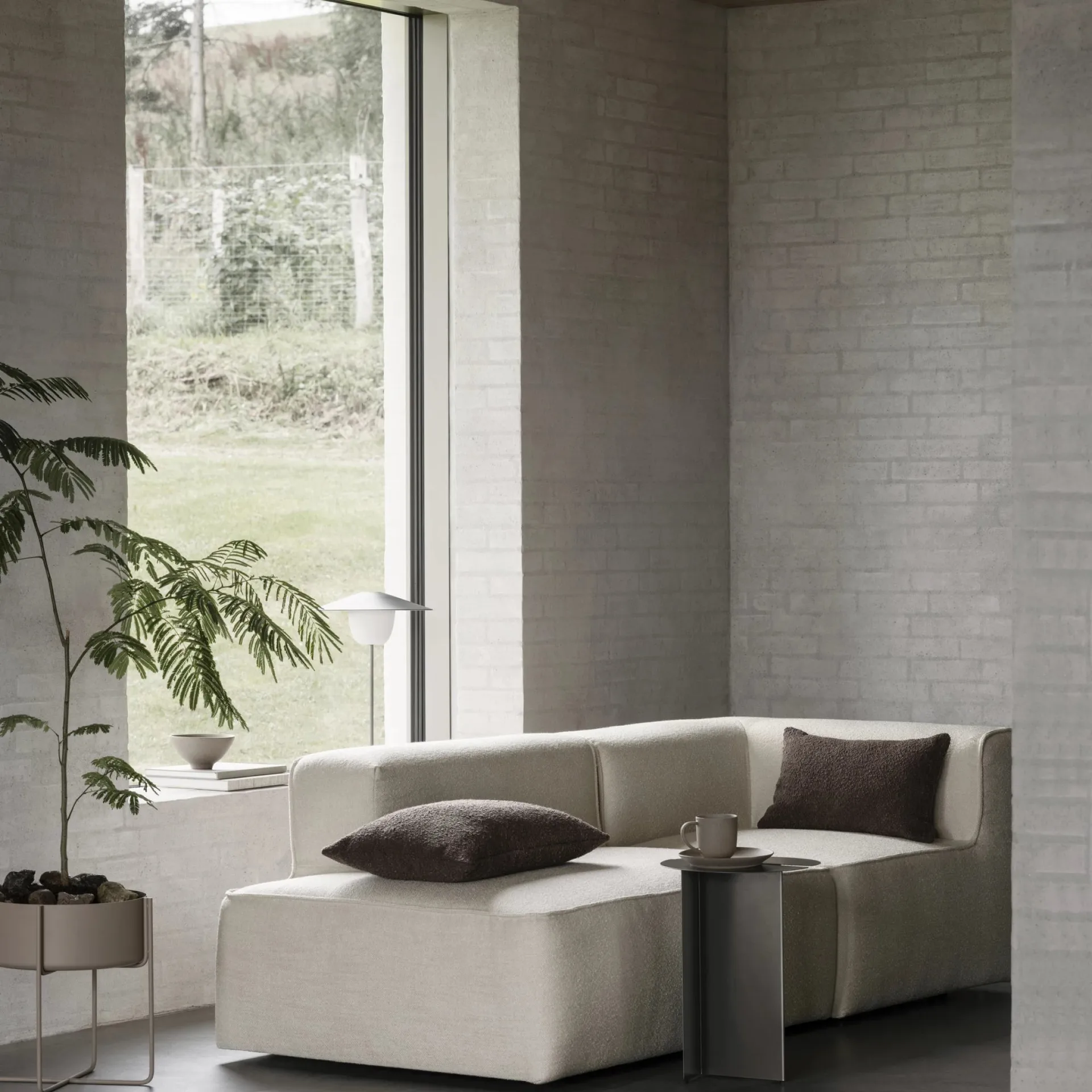 ORU Beistelltisch S Ø35 cm, Burned metal blomus