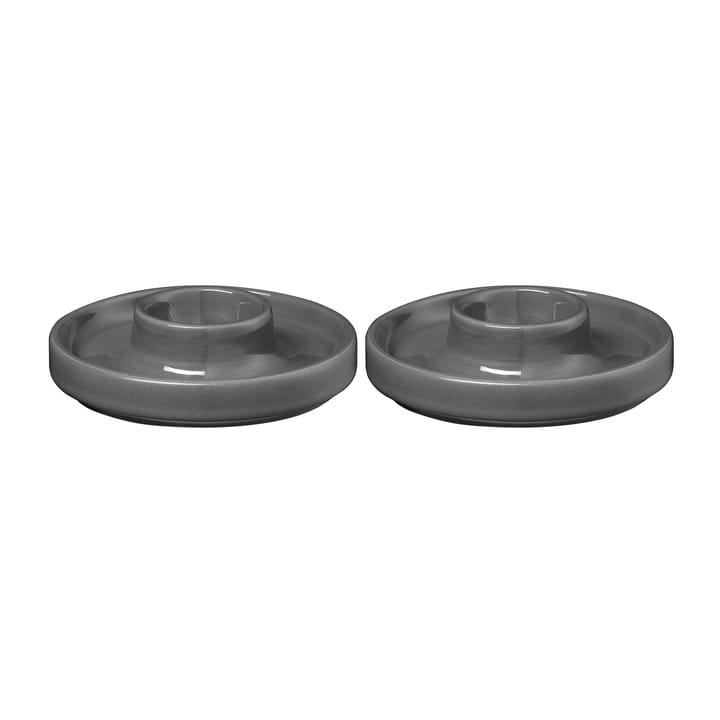 Pilar Eierbecher Ø10,4cm 2er Pack - Pewter - Blomus