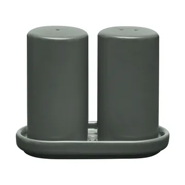 Pilar Salz- & Pfefferstreuer 2-teilig - Agave Green, Ø4,5x11,5 cm - blomus