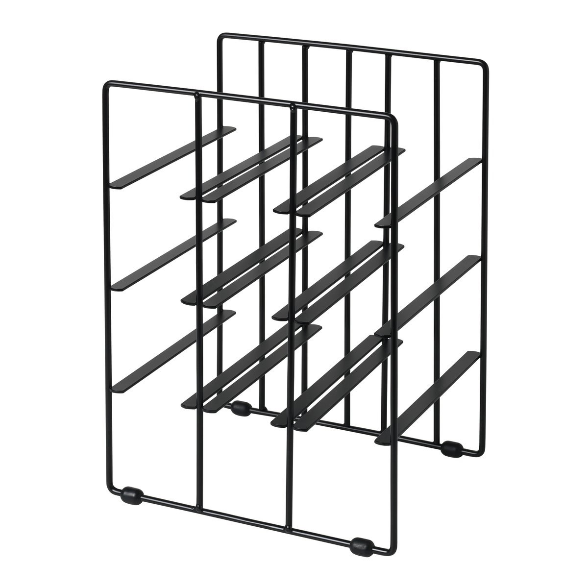 blomus Pilare Weinregal 9 Flaschen Schwarz