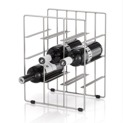 blomus Pilare Weinregal 9 Flaschen Stahl