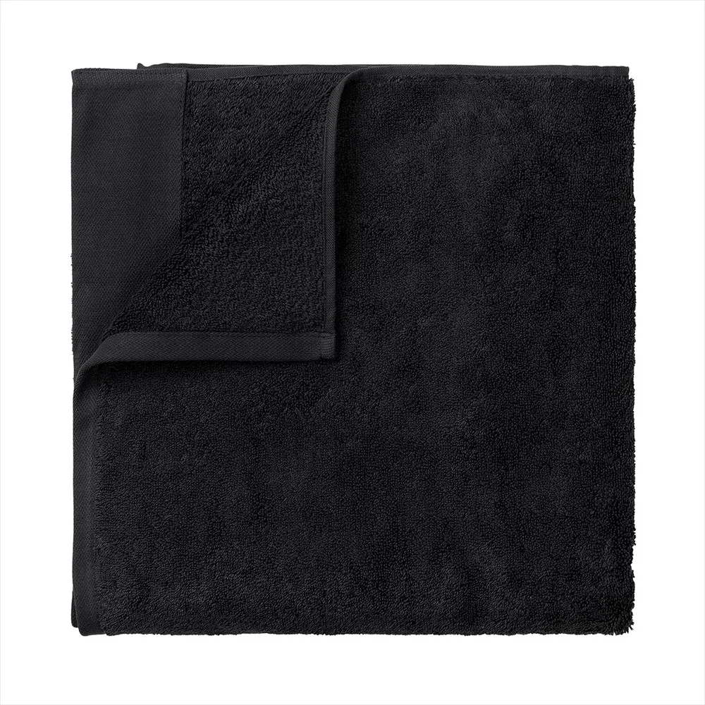 Riva Badetuch 70x140 cm, Schwarz blomus