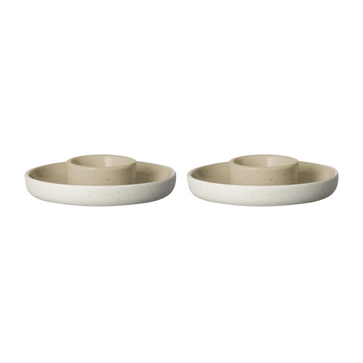 Sablo Eierbecher Ø10cm 2er Pack - Savannah - blomus