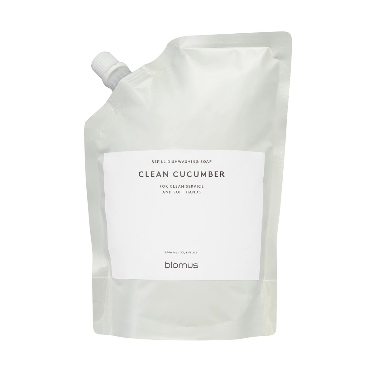 blomus Satomi Nachfüllpackung Spülmittel Clean Cucumber 1000 ml