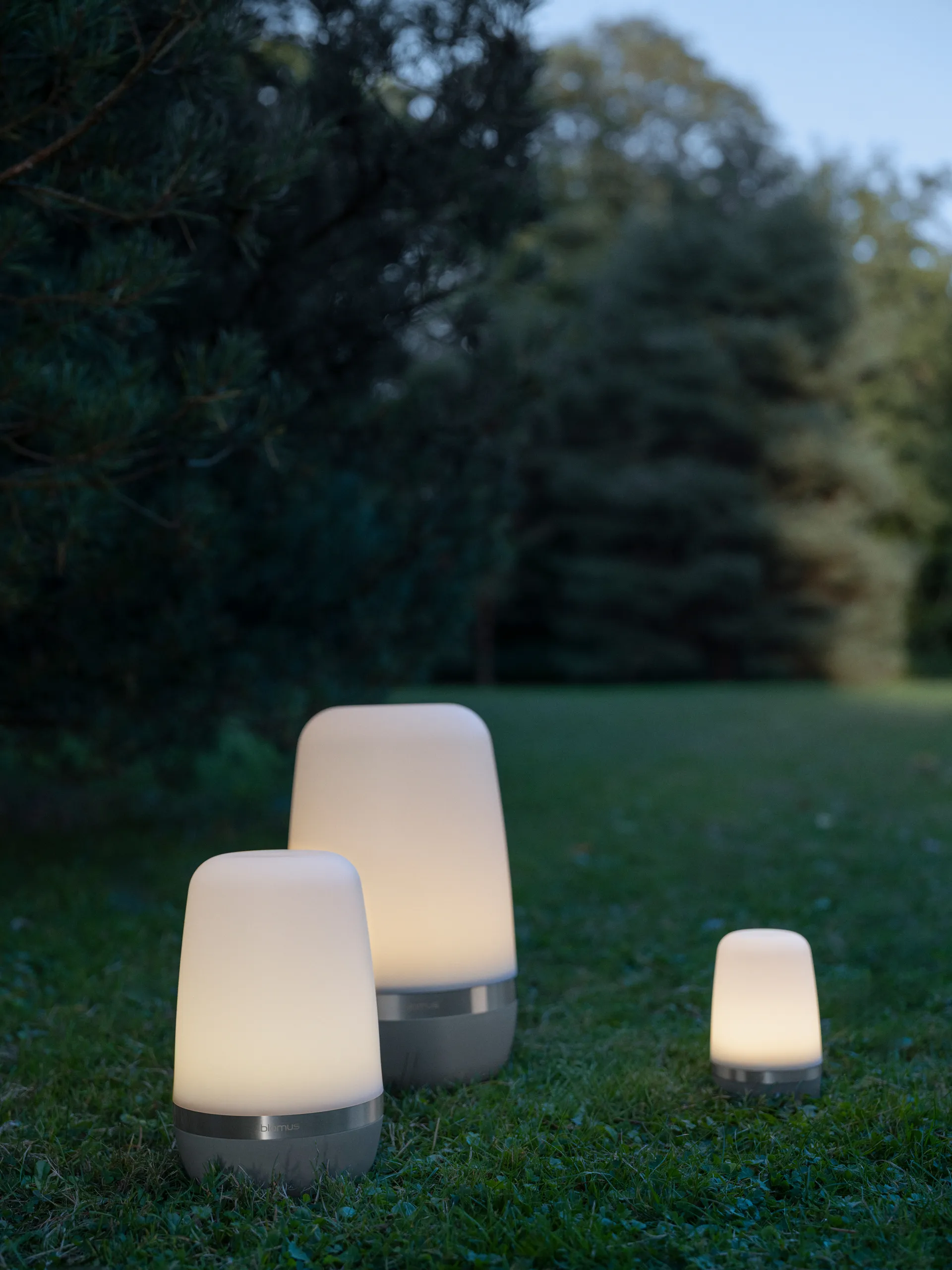Spirit LED-Leuchte 35cm, Pine gray blomus
