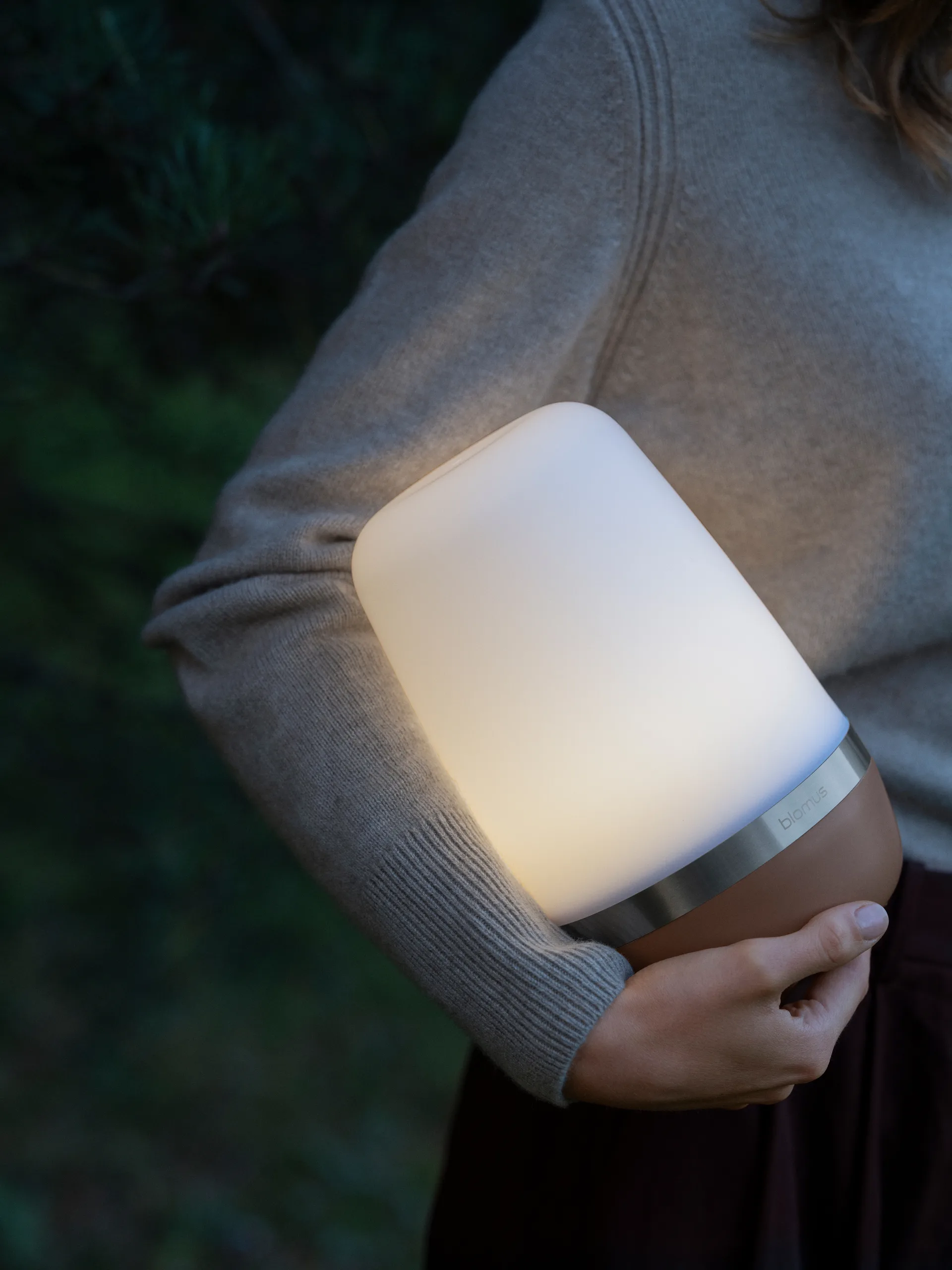 Spirit LED-Leuchte L 25cm, Mocha mousse blomus