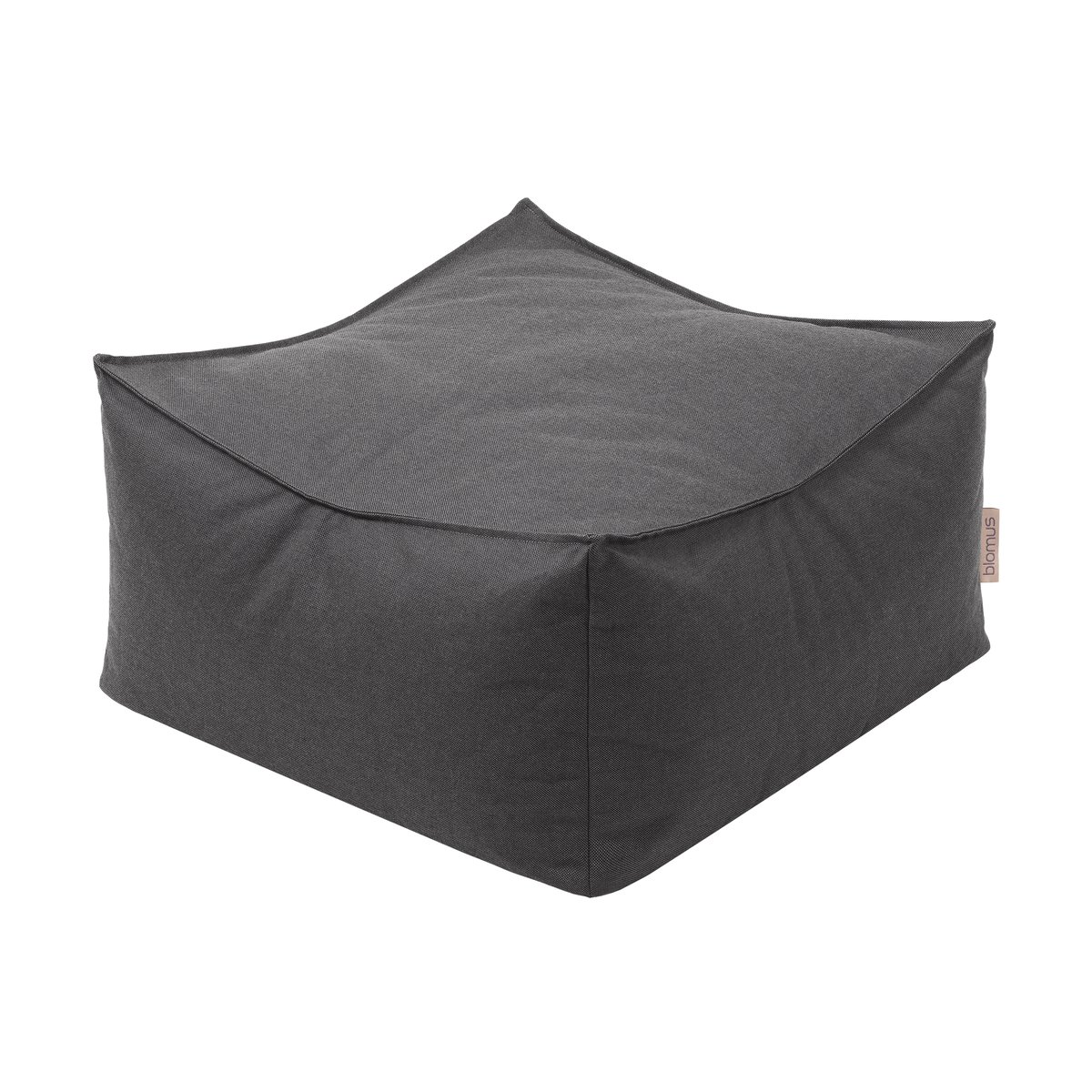 blomus STAY Sitzpouf 60x60 cm Coal | Skandinavisches Design | Grau