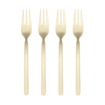 STELLA Dessertgabel champagne 4er Pack - 15,5 cm - blomus